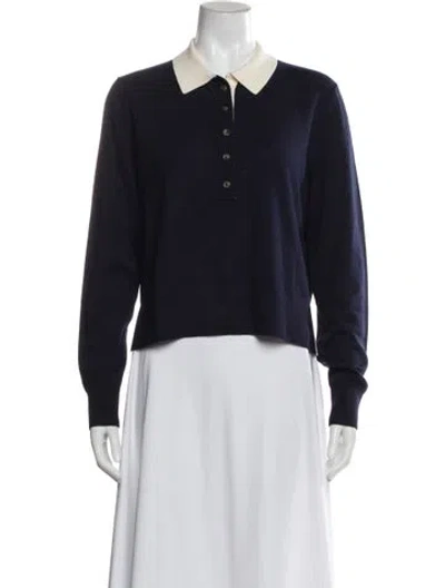 Pre-owned La Ligne Merino Wool Sweater In Blue