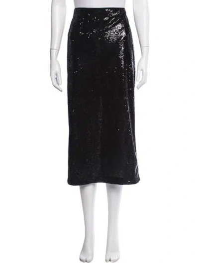 Pre-owned La Ligne Midi Length Skirt In Blue