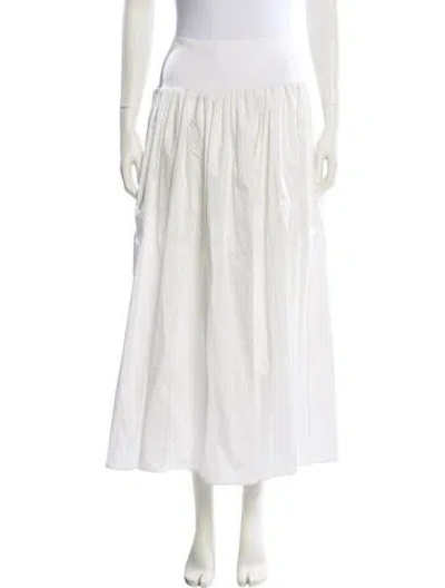Pre-owned La Ligne Midi Length Skirt In Neutral