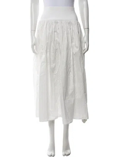 Pre-owned La Ligne Midi Length Skirt In Neutral