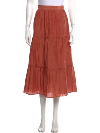 Pre-owned La Ligne Midi Length Skirt In Neutrals