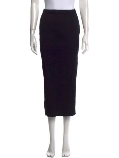 Pre-owned La Ligne Midi Length Skirt W/ Tags In Black