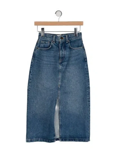 Pre-owned La Ligne Midi Length Skirt W/ Tags In Blue