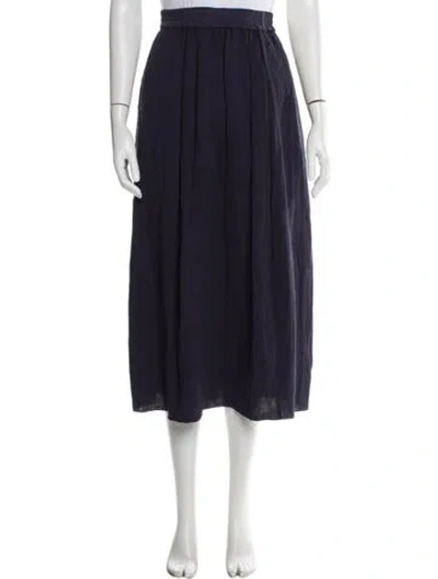 Pre-owned La Ligne Midi Length Skirt W/ Tags In Blue