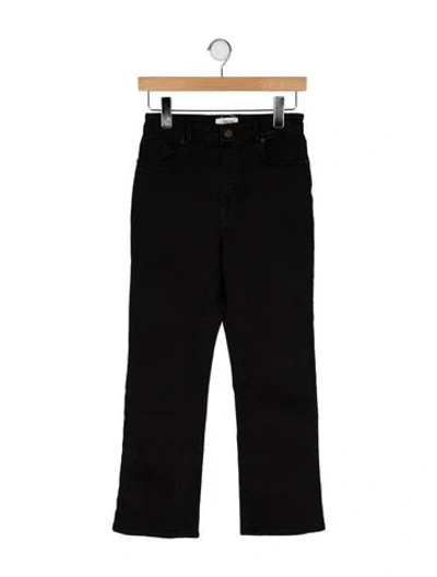 Pre-owned La Ligne Mid-rise Straight Leg Jeans In Gray