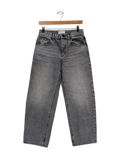 Pre-owned La Ligne Mid-rise Straight Leg Jeans In Multi
