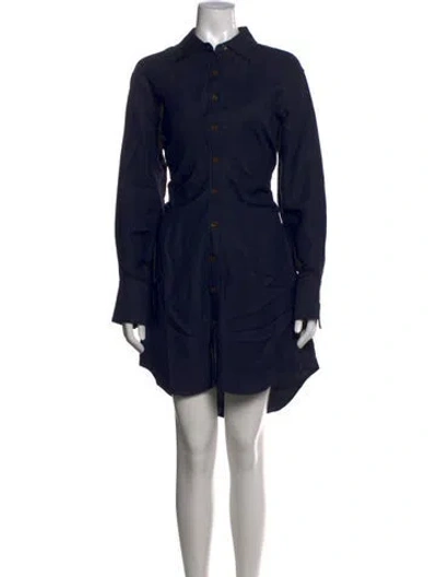 Pre-owned La Ligne Mini Dress In Blue