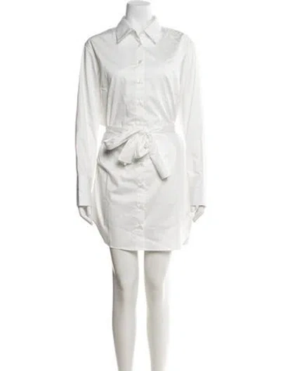Pre-owned La Ligne Mini Dress In White
