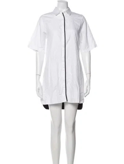 Pre-owned La Ligne Mini Dress In White
