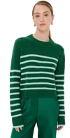 La Ligne Mini Marin Sweater Emerald/seafoam In Emerald/seafoam