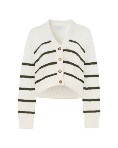 La Ligne Mini Marina Cardigan Cream/olive