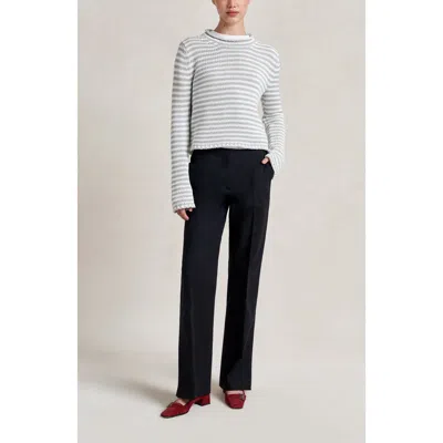 La Ligne Mini Marina Fine Stripe Sweater In Multi