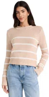 LA LIGNE MINI MARINA SWEATER CAMEL/CREAM