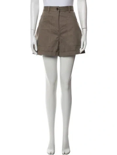 Pre-owned La Ligne Mini Shorts In Neutrals