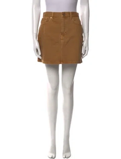 Pre-owned La Ligne Mini Skirt W/ Tags In Neutral