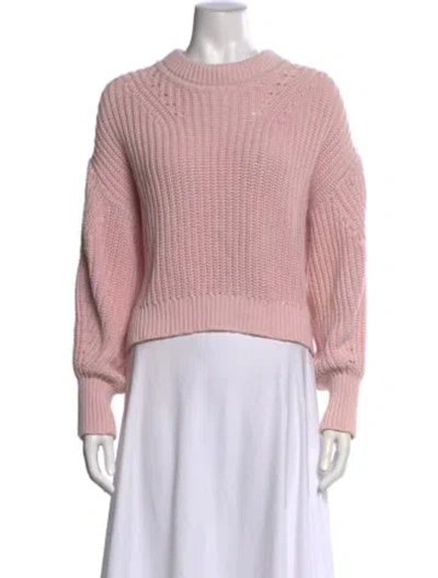Pre-owned La Ligne Mock Neck Sweater In Pink