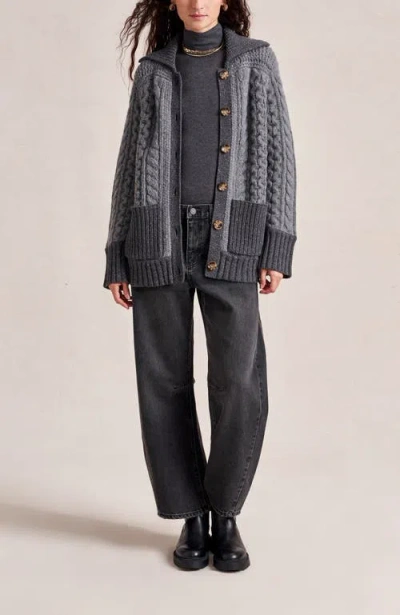 La Ligne Nuage Cardigan In Gray