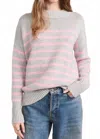 La Ligne Nyc Marin Sweater In Light Grey/pink