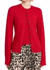 La Ligne Nyc Mateo Cardigan In Red