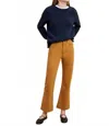 La Ligne Nyc The Meredith Twill Jean In Mustard