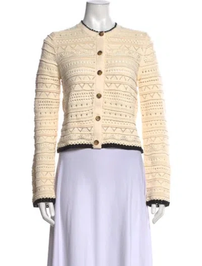 Pre-owned La Ligne Patterned Crew Neck Sweater W/ Tags In Neutrals