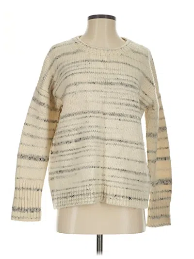 Pre-owned La Ligne Pullover Sweater In White
