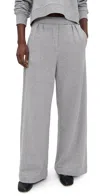 La Ligne Selby Terry Sweatpants Light Grey In Gray