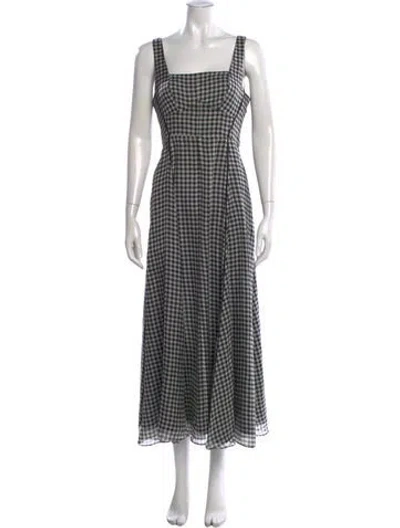 Pre-owned La Ligne Silk Long Dress In Multi