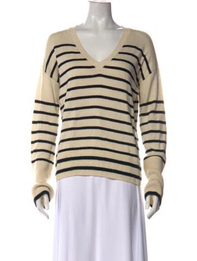 Pre-owned La Ligne Silk Striped Top