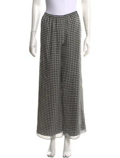 Pre-owned La Ligne Silk Wide Leg Pants W/ Tags In Multicolor