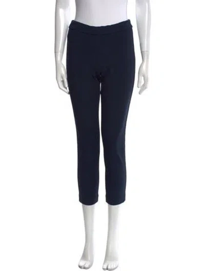 Pre-owned La Ligne Skinny Leg Pants In Black