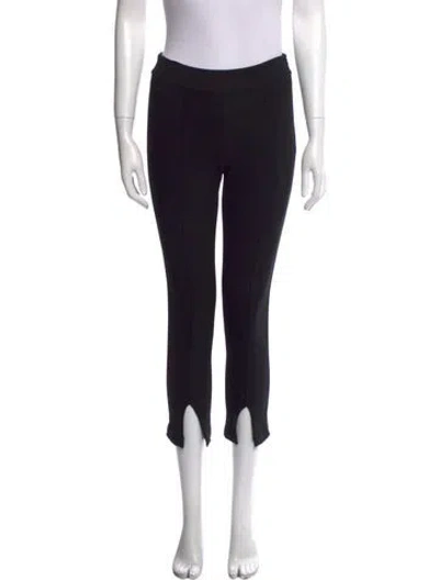 Pre-owned La Ligne Skinny Leg Pants In Black