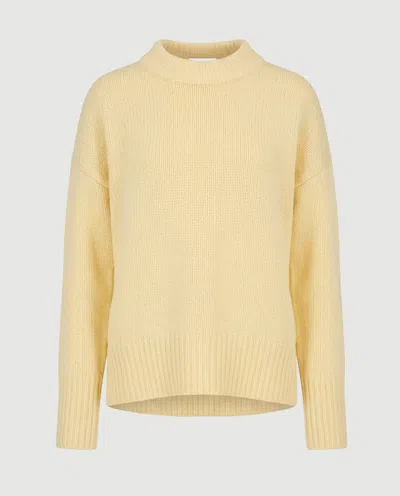 La Ligne Solid Marin Sweater Butter In Yellow