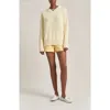 La Ligne Solid Marin Sweater In Yellow