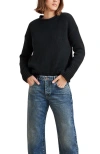 La Ligne Solid Marina Sweater In Blue