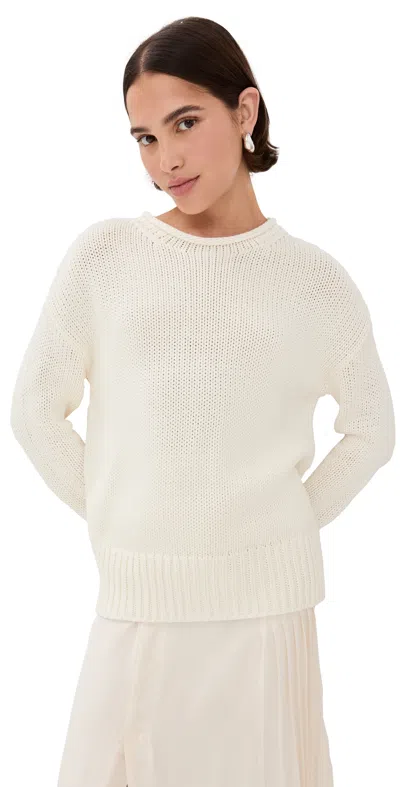 La Ligne Solid Marina Sweater Ivory