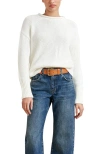 La Ligne Solid Mini Marin Sweater Cream In White