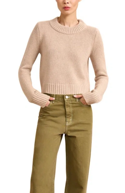 La Ligne Solid Mini Marin Sweater In Brown