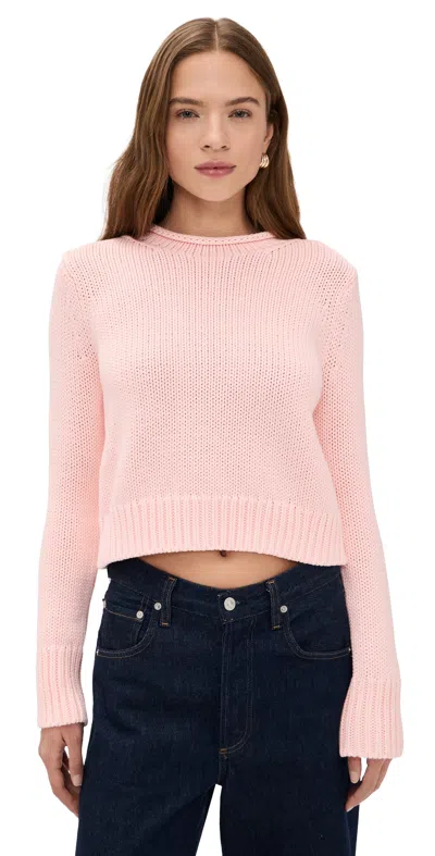 La Ligne Solid Mini Marina Sweater Blush In Pink