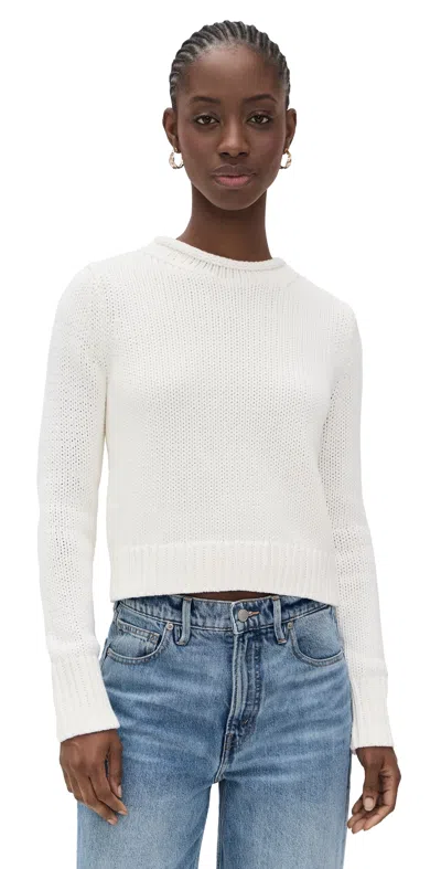 La Ligne Solid Mini Marina Sweater Ivory