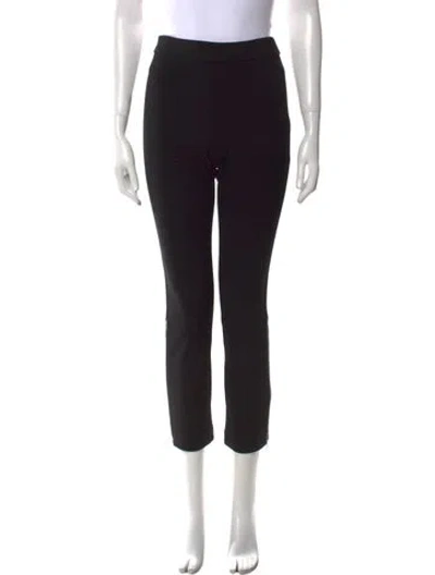 Pre-owned La Ligne Straight Leg Pants In Black