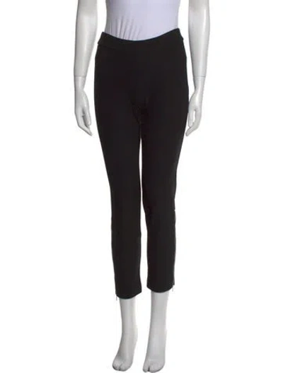 Pre-owned La Ligne Straight Leg Pants In Black