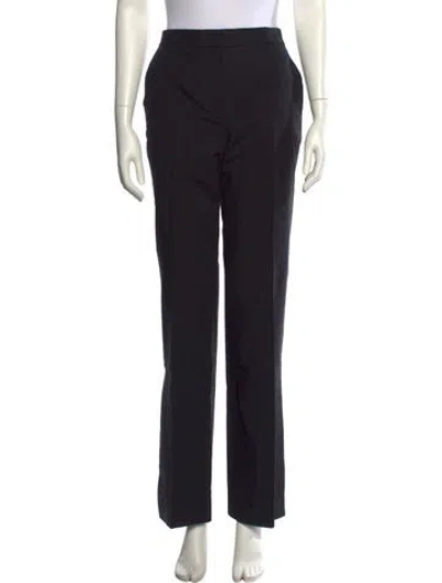 Pre-owned La Ligne Straight Leg Pants In Black