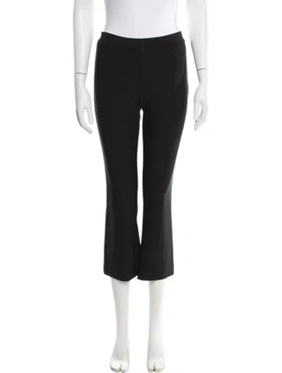 Pre-owned La Ligne Straight Leg Pants In Black