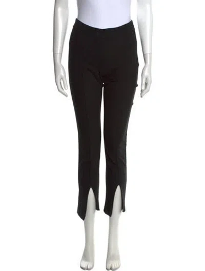 Pre-owned La Ligne Straight Leg Pants In Black