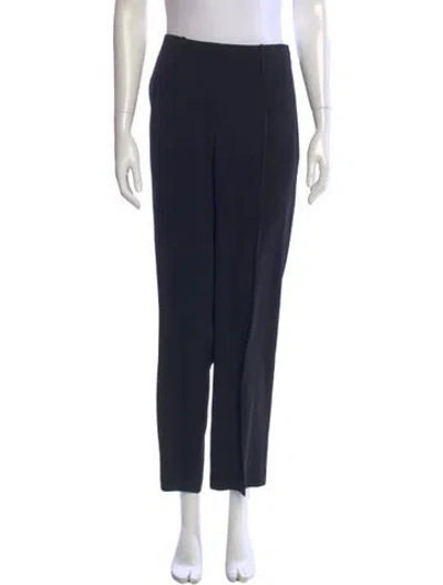 Pre-owned La Ligne Straight Leg Pants In Black