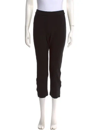 Pre-owned La Ligne Straight Leg Pants In Black