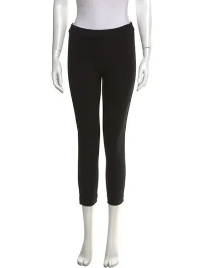 Pre-owned La Ligne Straight Leg Pants In Black
