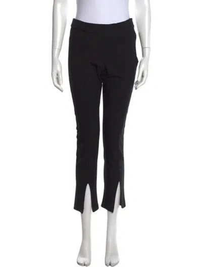 Pre-owned La Ligne Straight Leg Pants In Black