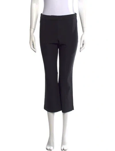 Pre-owned La Ligne Straight Leg Pants In Black